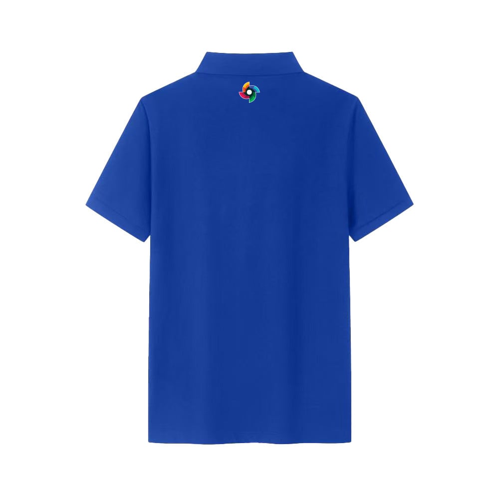 Venezuela World Baseball Classic 2026 Team Logo Printed Polo Shirt - Blue