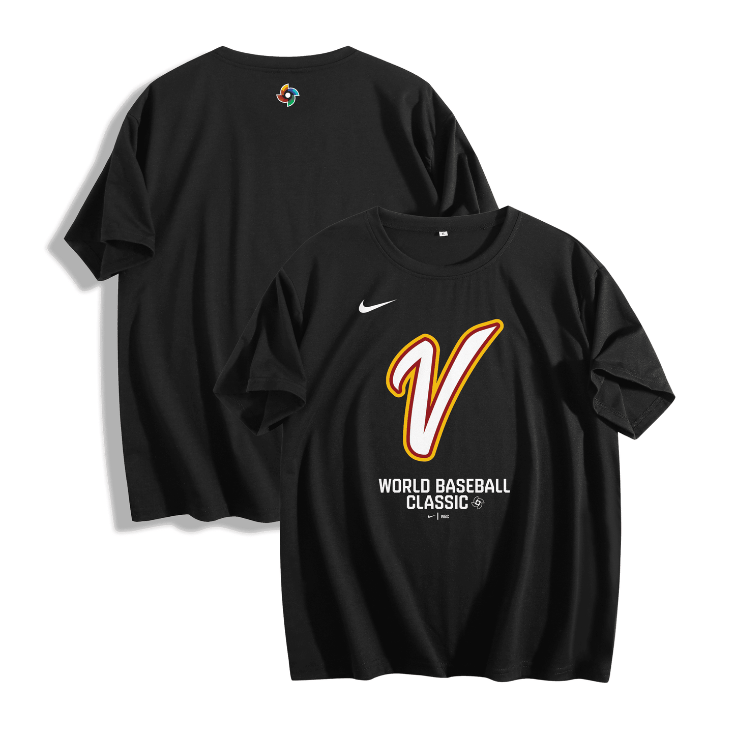 Venezuela 2026 World Baseball Classic Women's T-Shirt – Stretch Softstyle Fit, Black