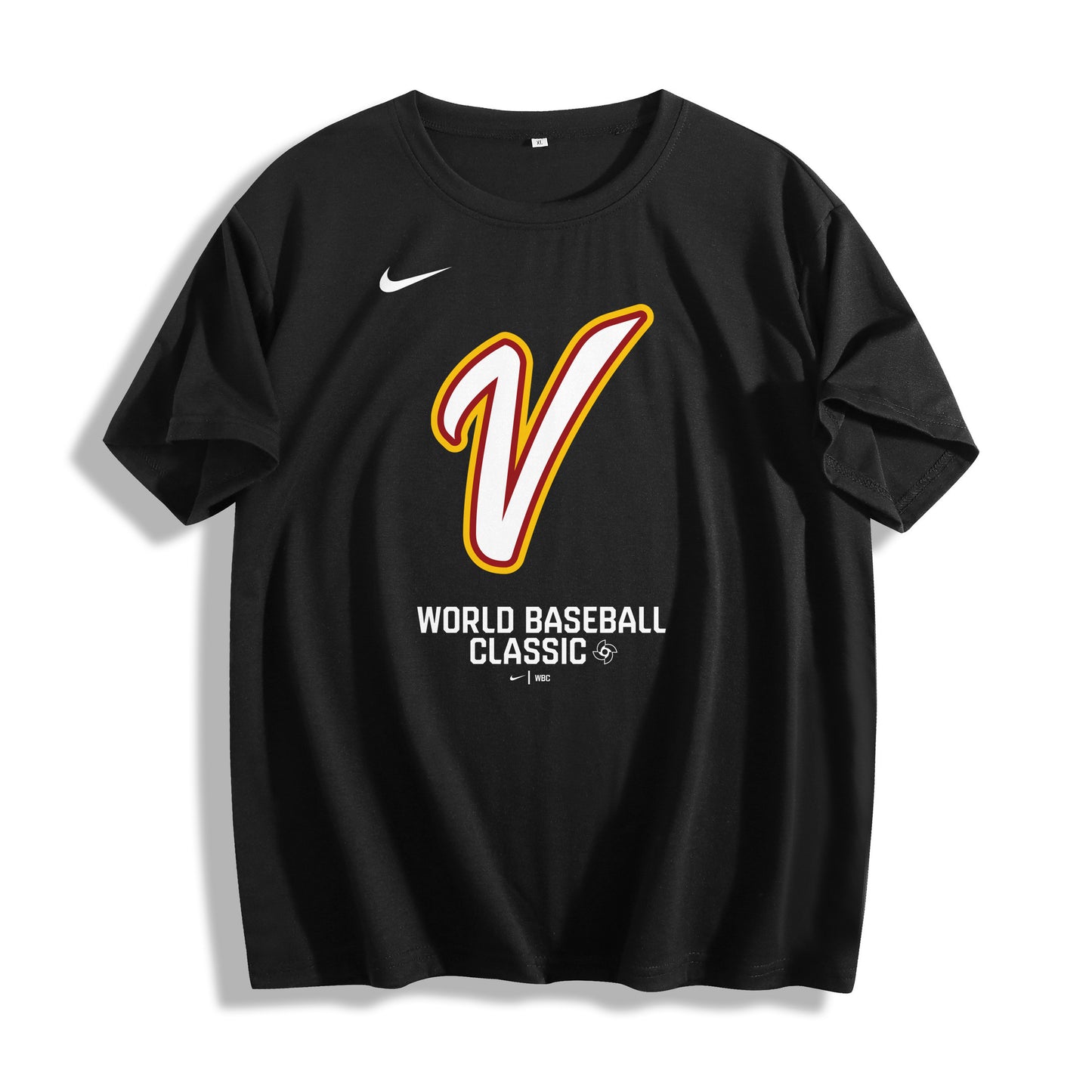 Venezuela 2026 World Baseball Classic Women's T-Shirt – Stretch Softstyle Fit, Black