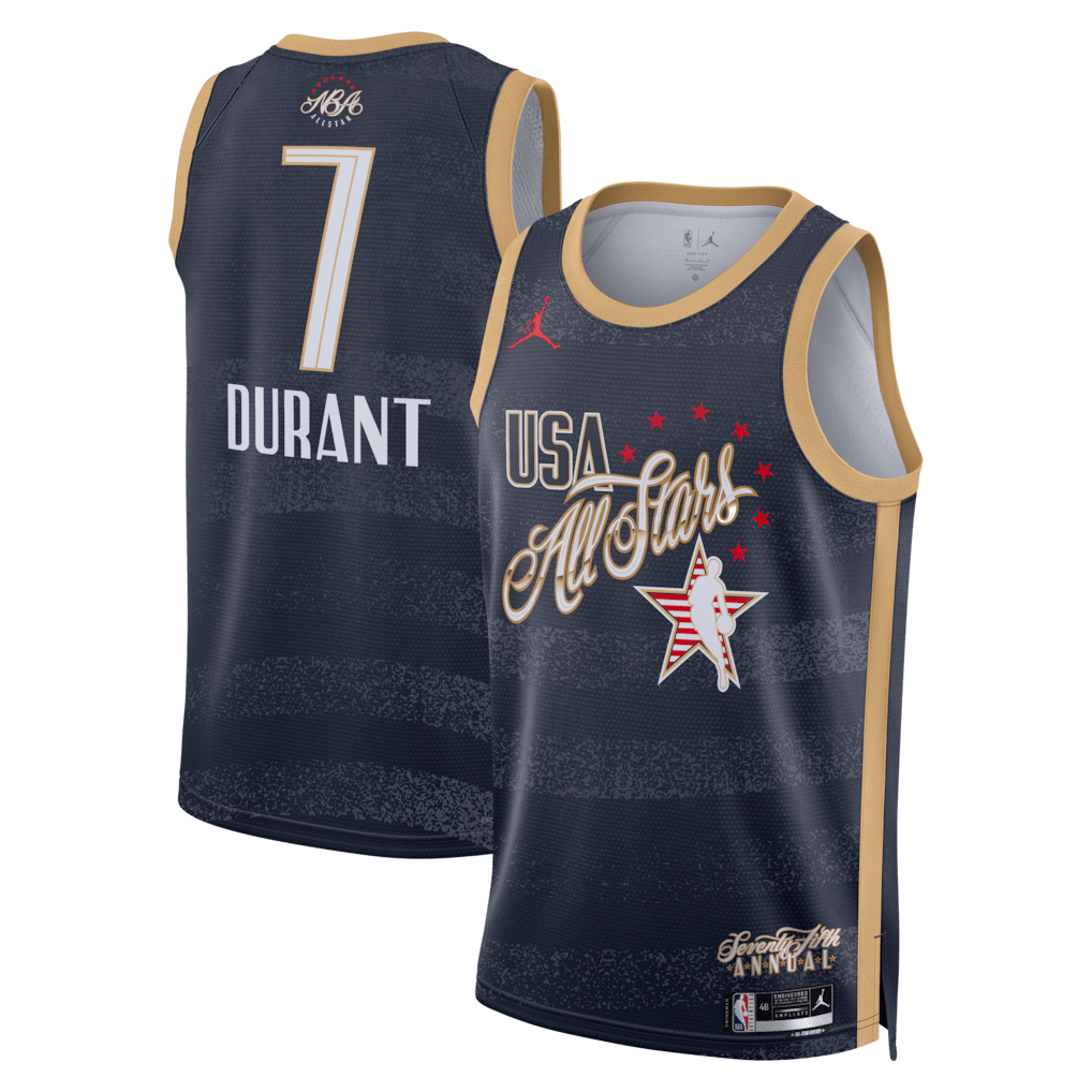 Kevin Durant 7 Unisex 2026 NBA All-Star Game Swingman Jersey - Navy