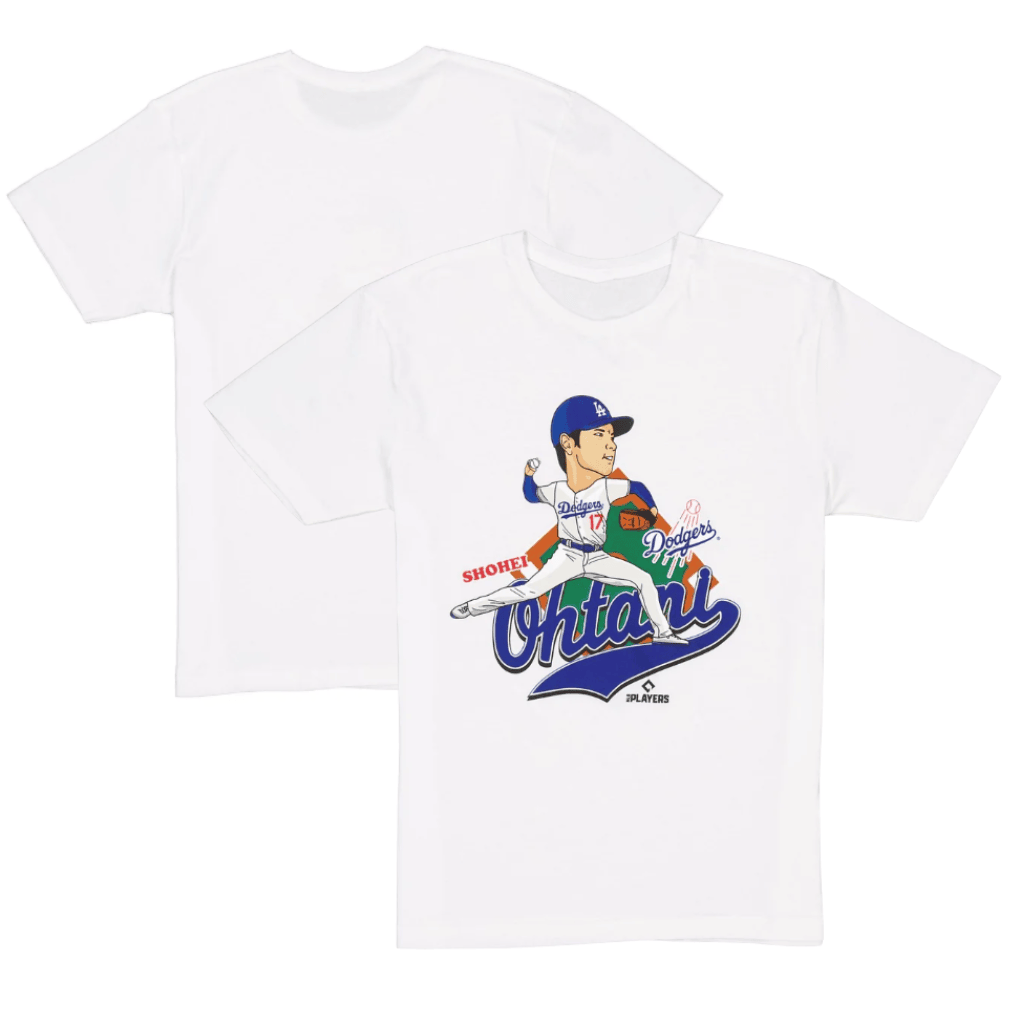 Shohei Ohtani 16 Los Angeles Dodgers Graphic T-Shirt - White