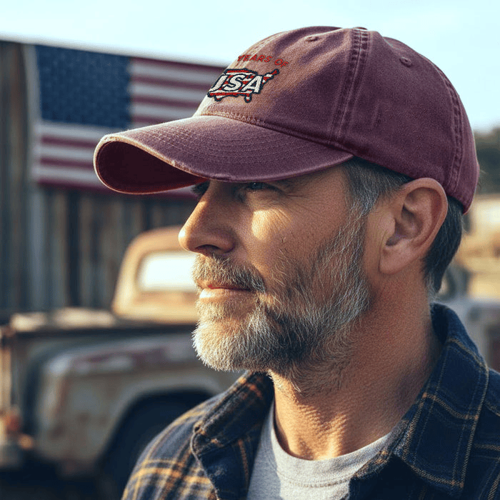 250 Years of USA Washed Cotton Cap – America 1776–2026