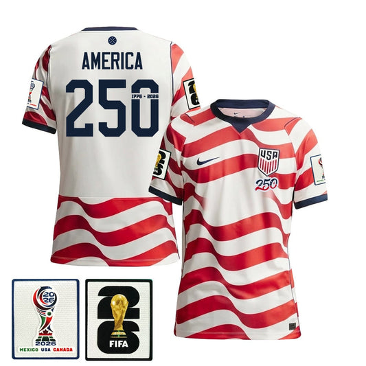 USMNT 2026/27 Men Home Jersey – America 250th Patriotic Independence Day Jersey