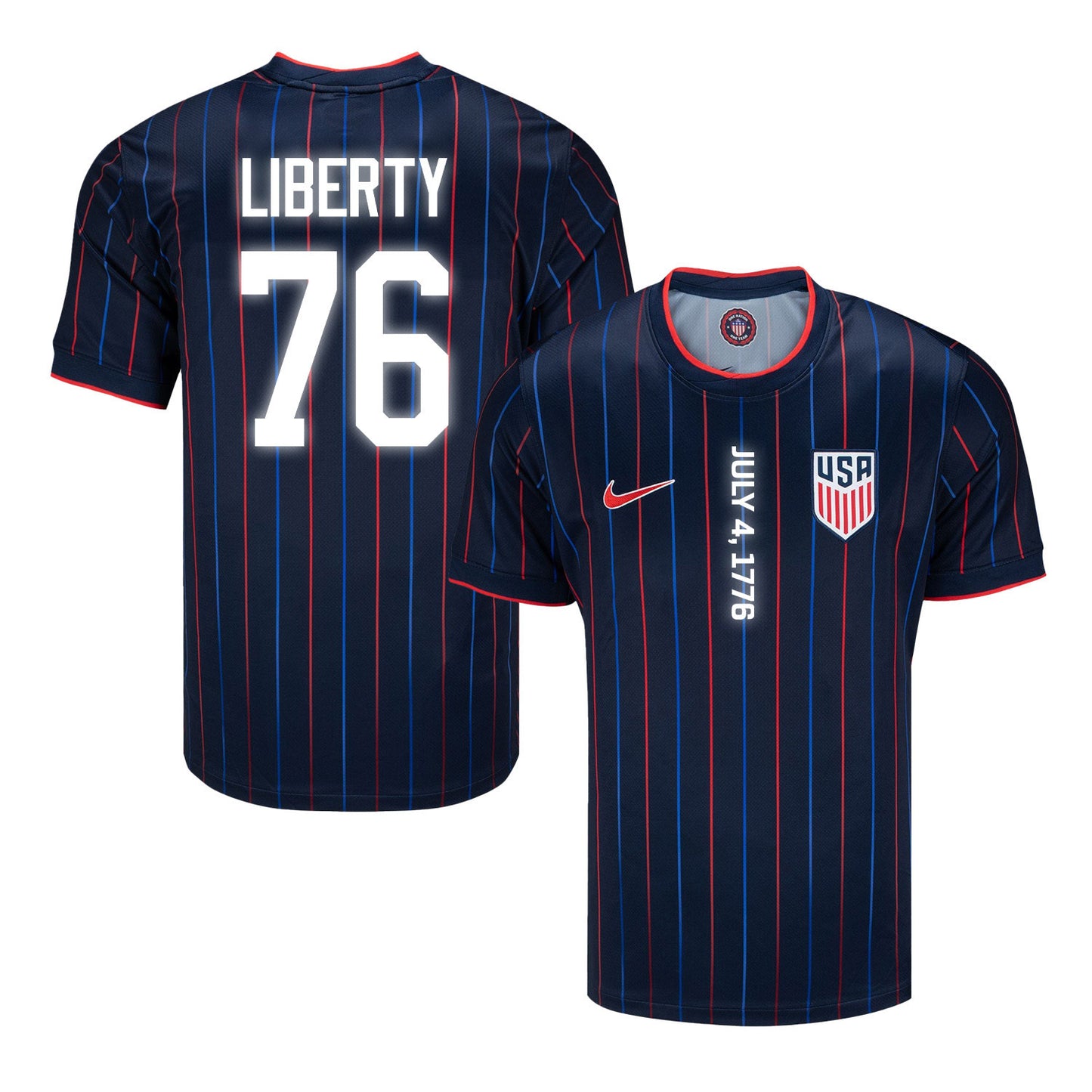 USMNT 2026 Men Away Jersey – July 4 1776 Liberty Independence Day Jersey
