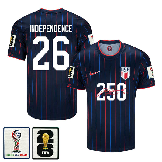 USMNT 2026 Away Soccer Jersey - Independence 26 Patriotic July 4th - Men
