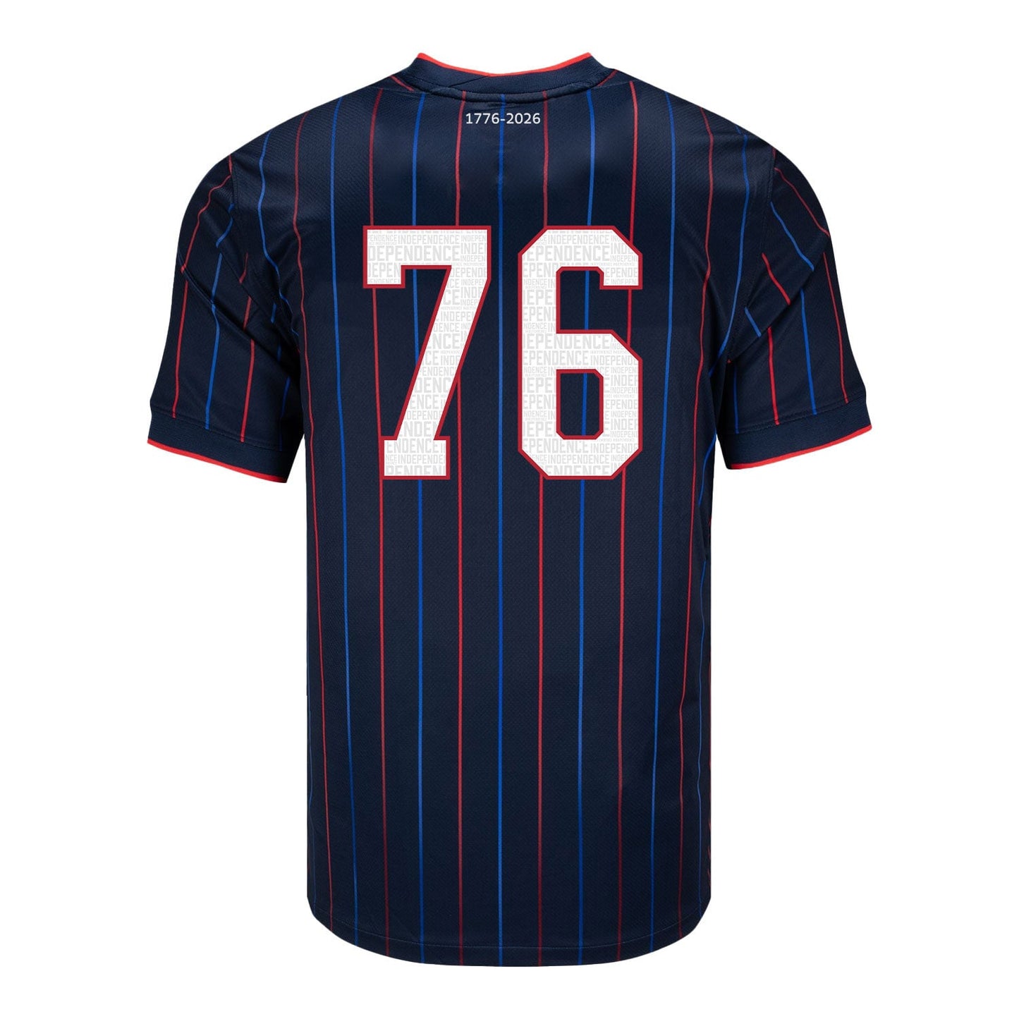 USMNT 2026 Away Soccer Jersey - Patriotic Pinstripe Independence Heritage Design - Men
