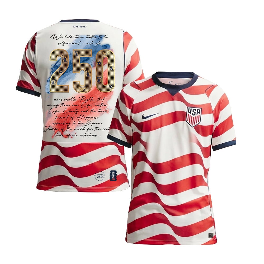 USMNT 2026/27 Home Soccer Jersey - USA Freedom Heritage Design
