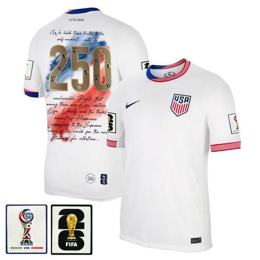 USMNT 2026 Home Soccer Jersey - USA Freedom Heritage Design