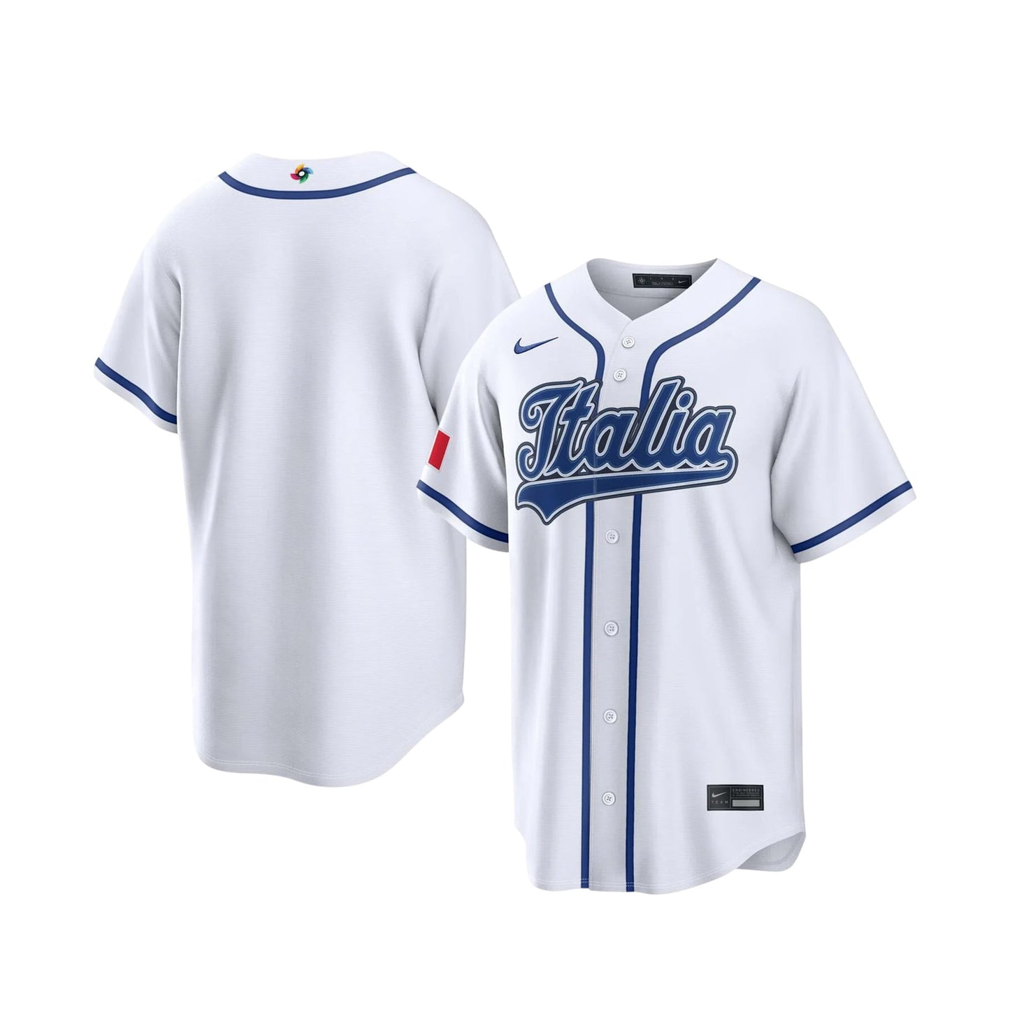 Italia 2026 World Baseball Classic Home Stadium Jersey - White