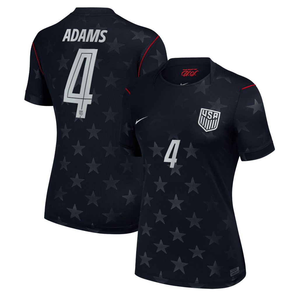 Tyler Adams 4 USMNT Women's 2026 Away Stadium Jersey - Blue