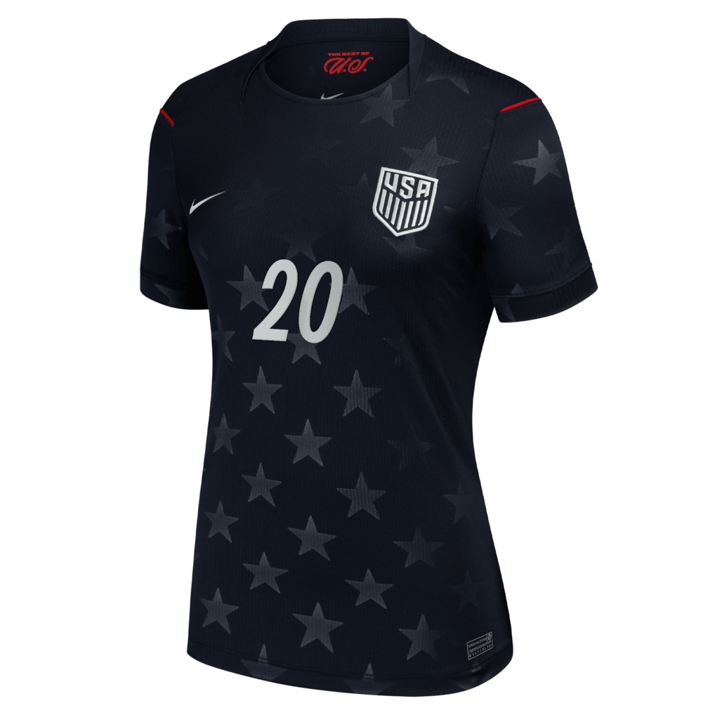 Folarin Balogun 20 USMNT Women's 2026 Away Stadium Jersey - Blue