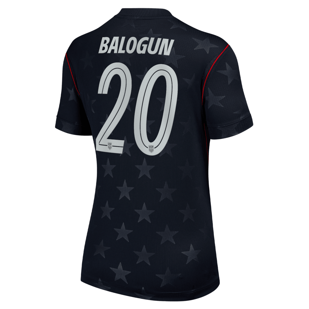 Folarin Balogun 20 USMNT Women's 2026 Away Stadium Jersey - Blue
