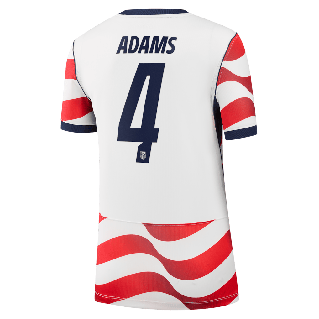 Tyler Adams 4 USMNT Women's 2026 Home Stadium Jersey - White