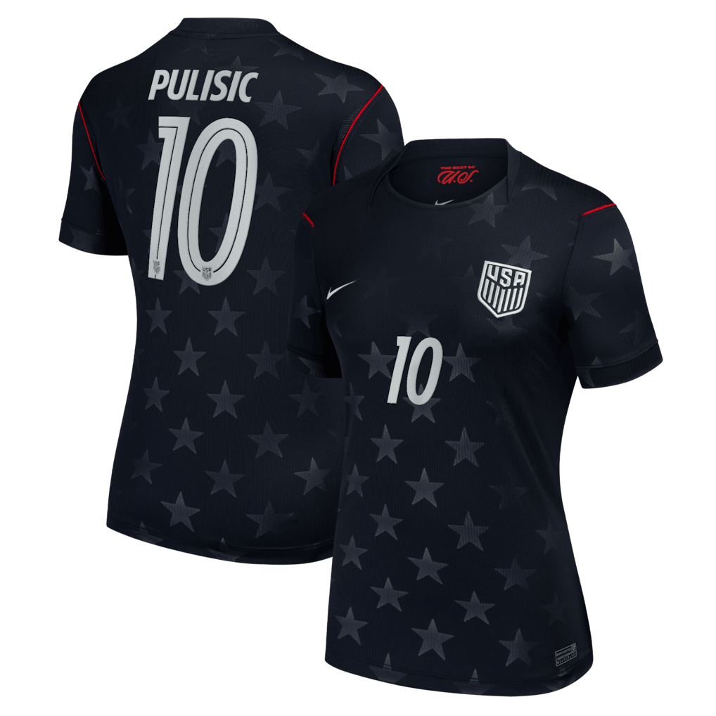 Christian Pulisic 10 USMNT Women's 2026 Away Stadium Jersey - Blue