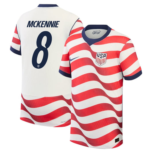 Weston McKennie 8 USMNT Youth 2026 Home Match Jersey - White