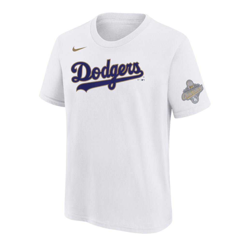 Shohei Ohtani 17 Los Angeles Dodgers 2026 Gold Collection Name & Number T-Shirt - White