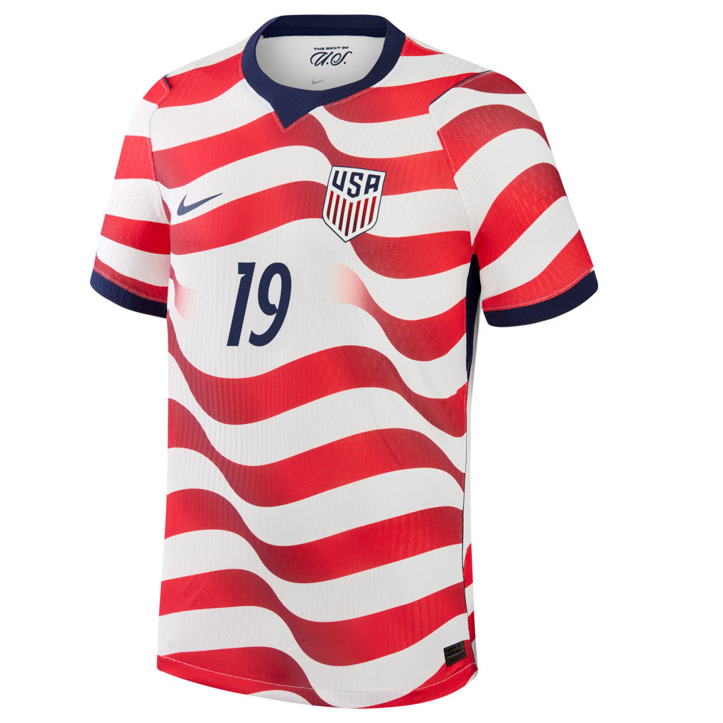 Joe Scally 19 USMNT 2026 Home Match Jersey - White, Men