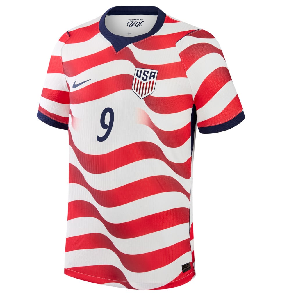 Ricardo Pepi 9 USMNT 2026 Home Match Jersey - White, Men