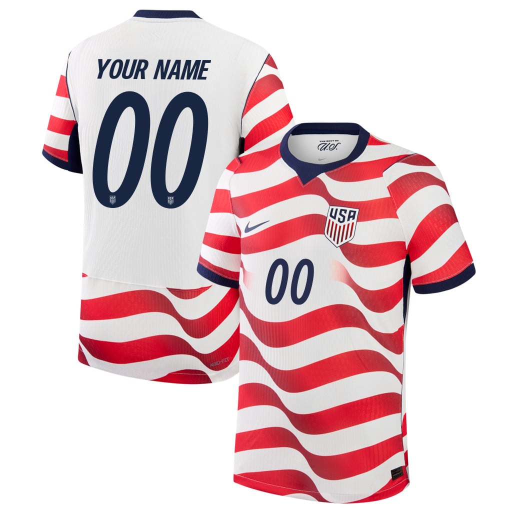 USMNT 2026 Home Match Jersey - Personalized - White, Men