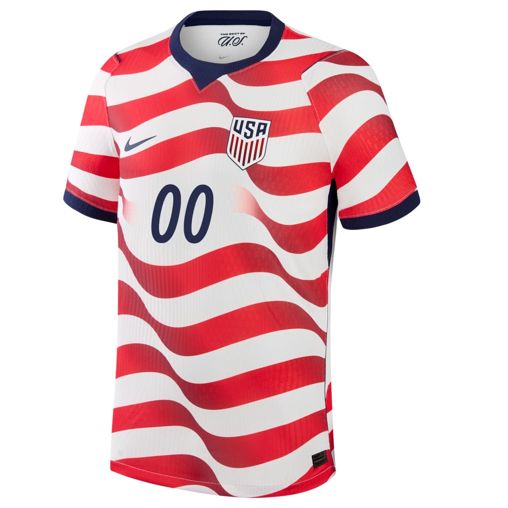 USMNT 2026 Home Match Jersey - Personalized - White, Men