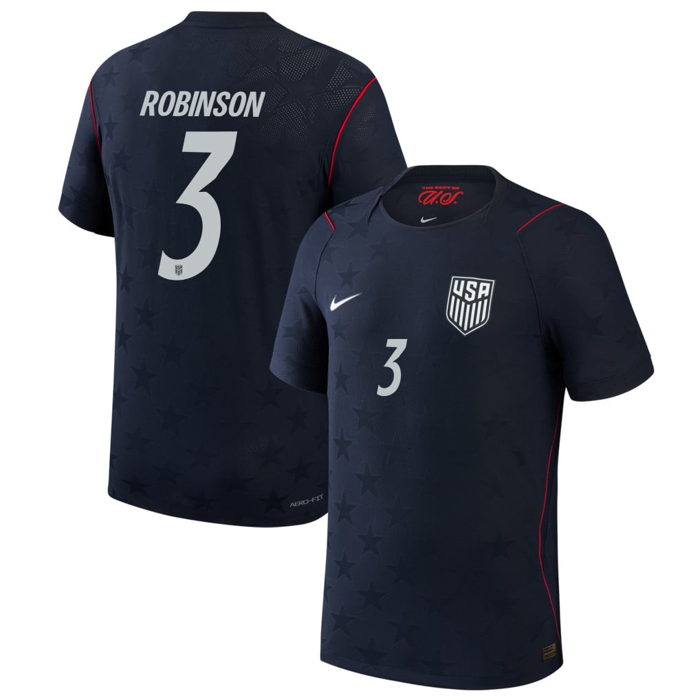 Antonee Robinson 3 USMNT 2026 Away Match Jersey - Blue Men