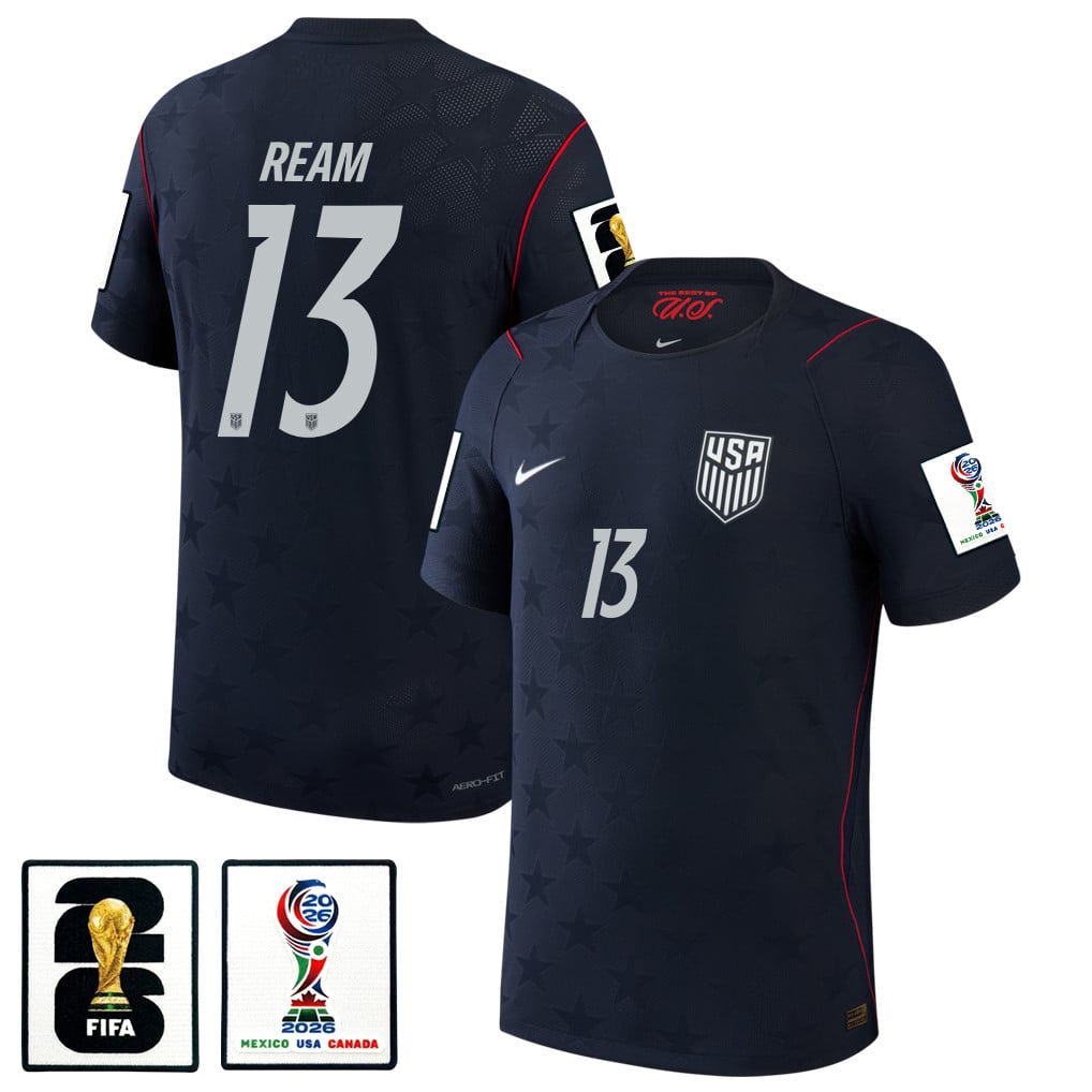 Tim Ream 13 USMNT 2026 Away Match Jersey - Blue Men