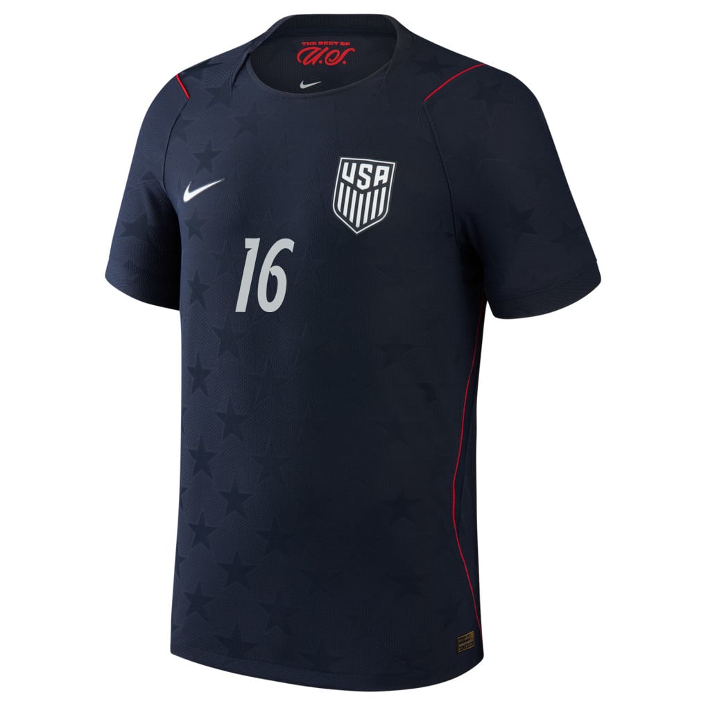 Alex Freeman 16 USMNT 2026 Away Match Jersey - Blue Men