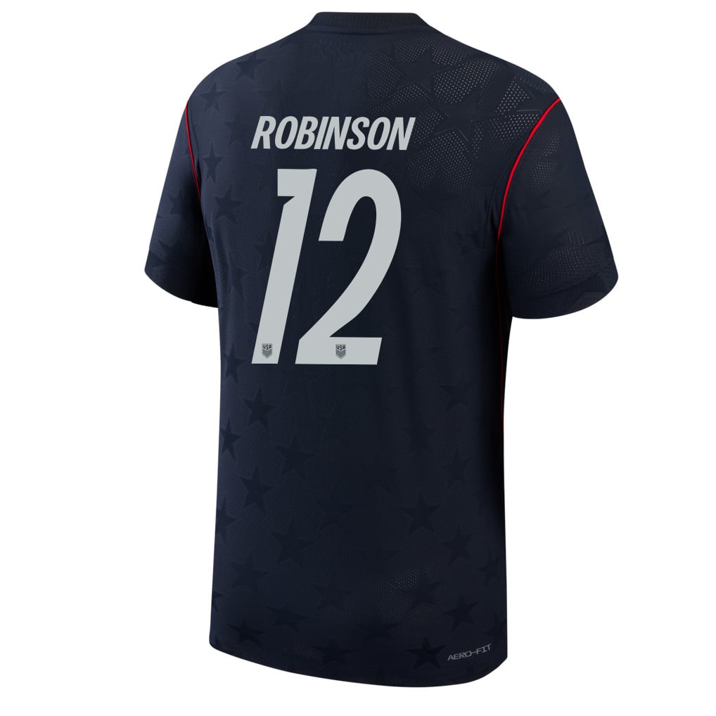 Miles Robinson 12 USMNT 2026 Away Match Jersey - Blue Men