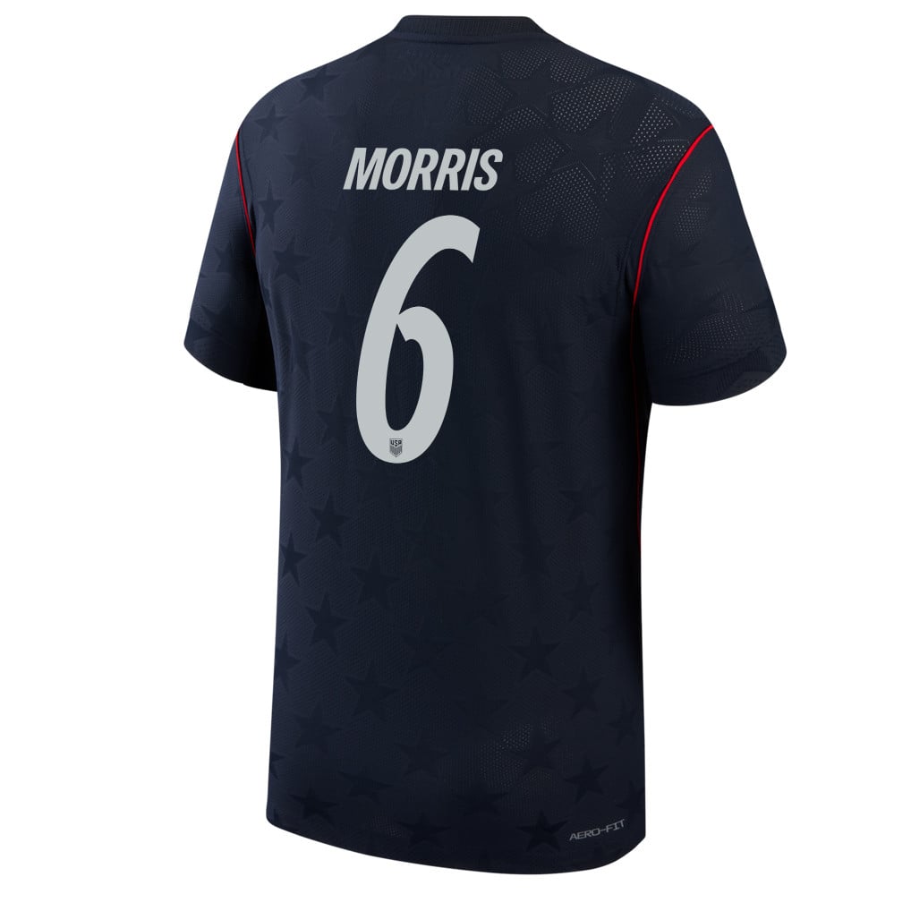 Aidan Morris 6 USMNT 2026 Away Match Jersey - Blue Men