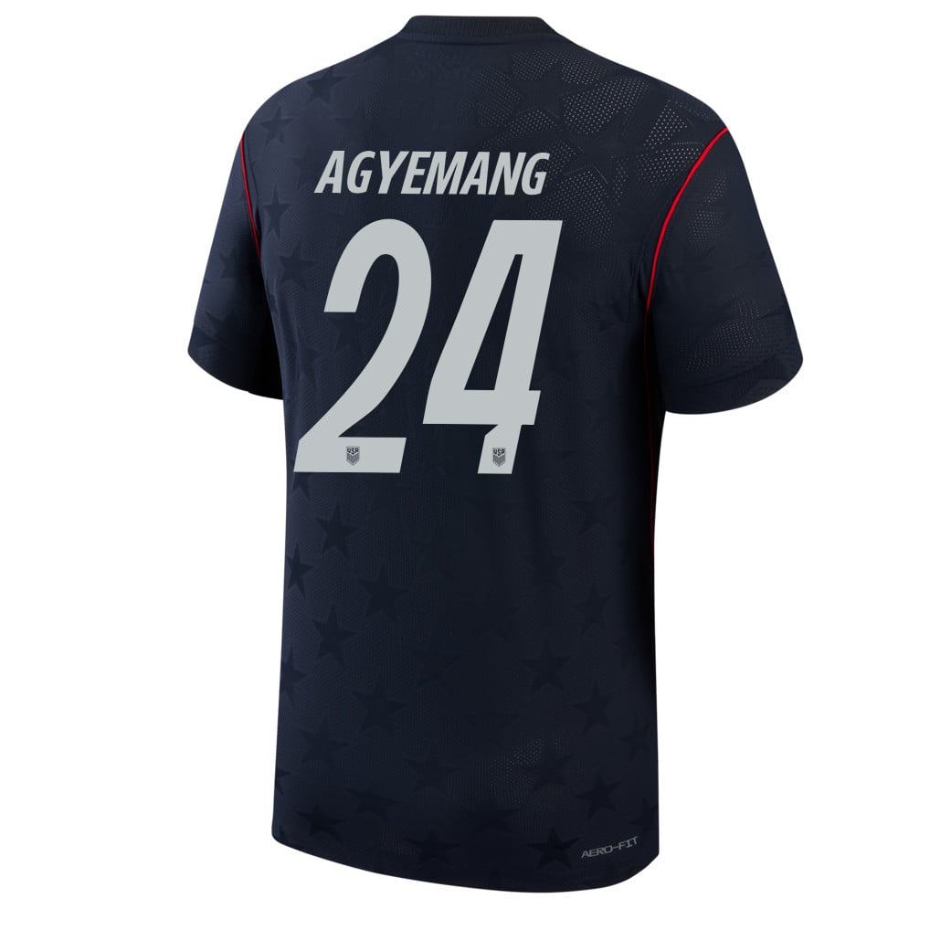 Patrick Agyemang 24 USMNT 2026 Away Match Jersey - Blue Men