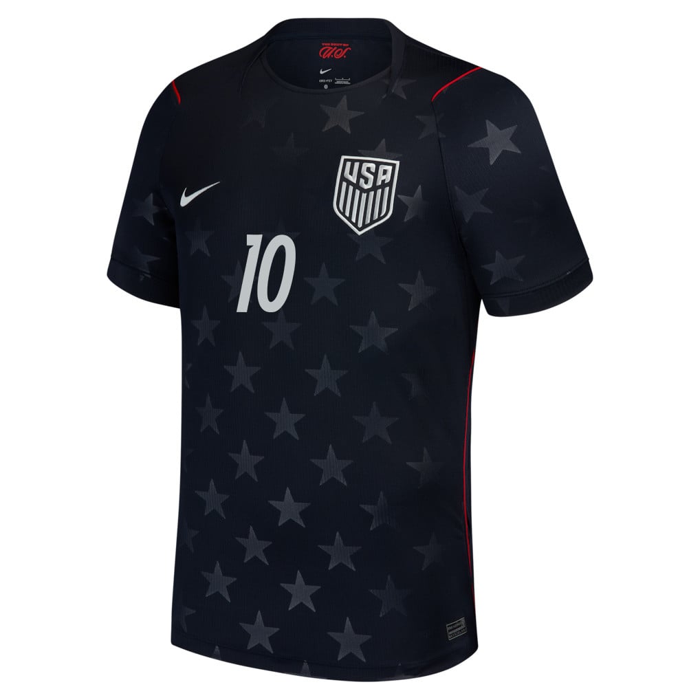 Christian Pulisic 10 USMNT 2026 Away Stadium Game Jersey - Blue Men