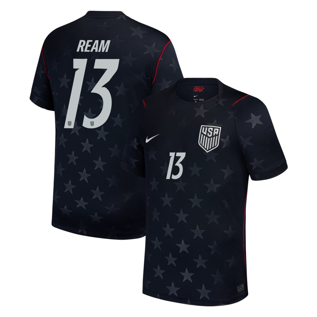 Tim Ream 13 USMNT 2026 Away Stadium Game Jersey - Blue Men
