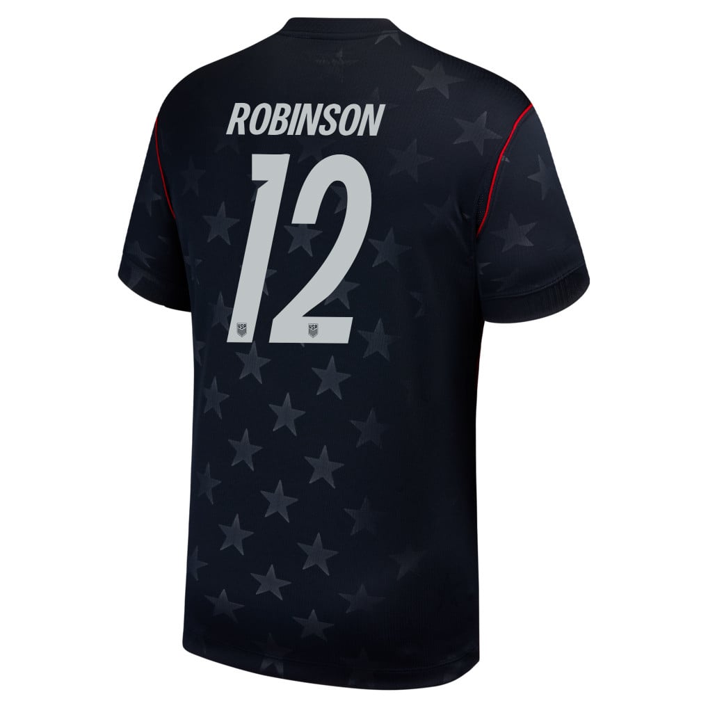 Miles Robinson 12 USMNT 2026 Away Stadium Game Jersey - Blue Men