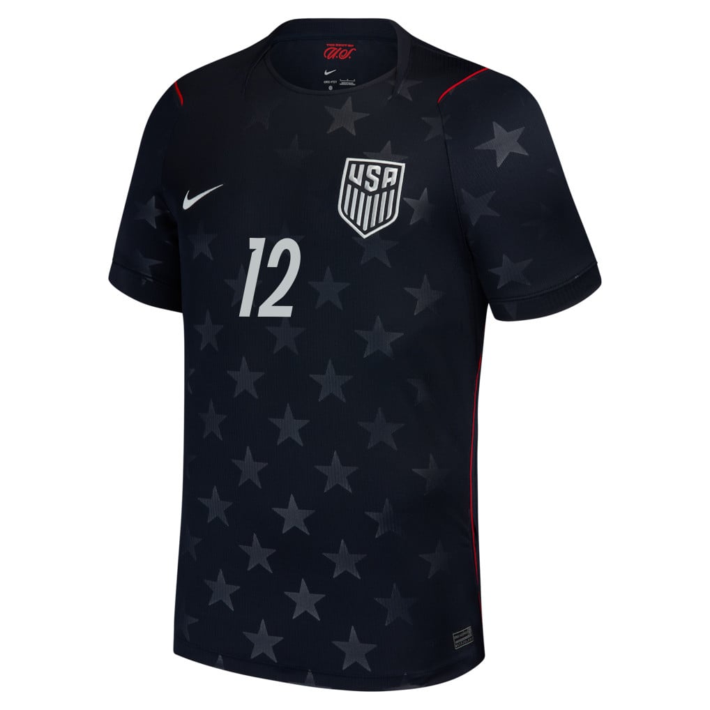 Miles Robinson 12 USMNT 2026 Away Stadium Game Jersey - Blue Men