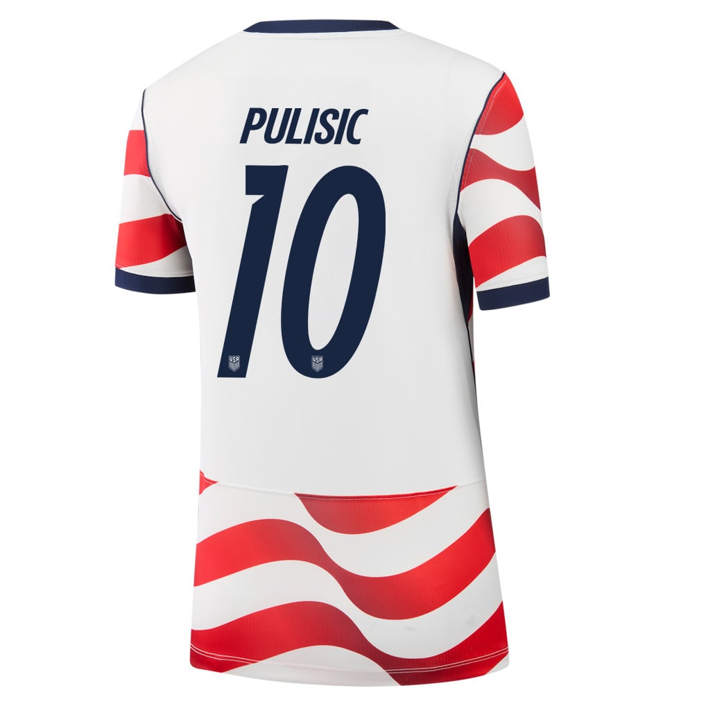 Christian Pulisic 10 USMNT 2026 Women's Home Jersey - White