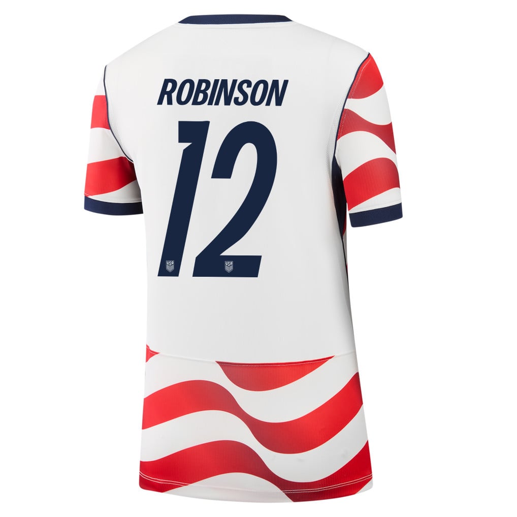 Miles Robinson 12 USMNT 2026 Women's Home Jersey - White