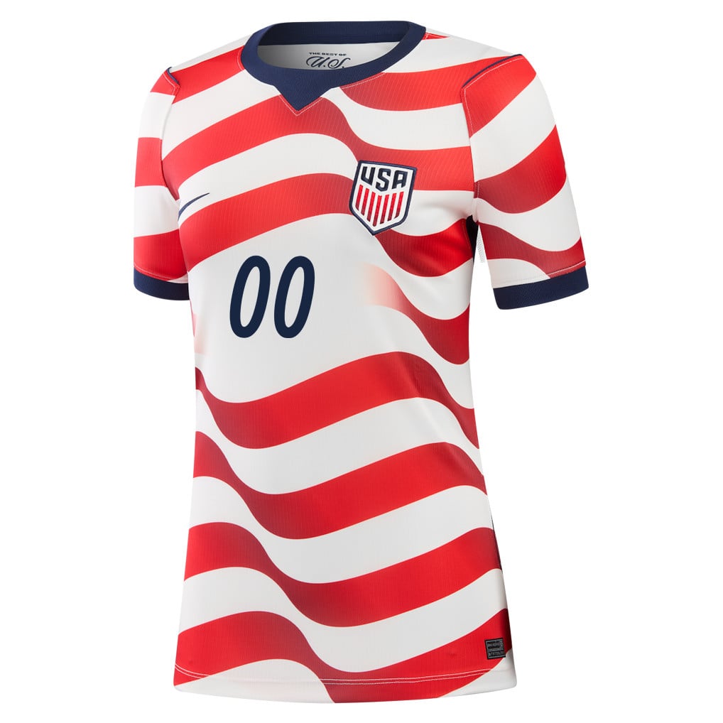 USMNT 2026 Women's Home Jersey - Personalized - White