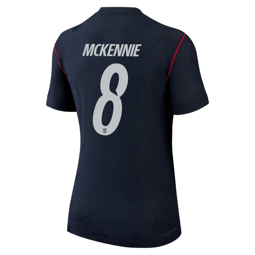 Weston McKennie 8 USMNT 2026 Women's Away Match Jersey - Black