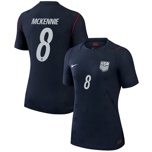 Weston McKennie 8 USMNT 2026 Women's Away Match Jersey - Black