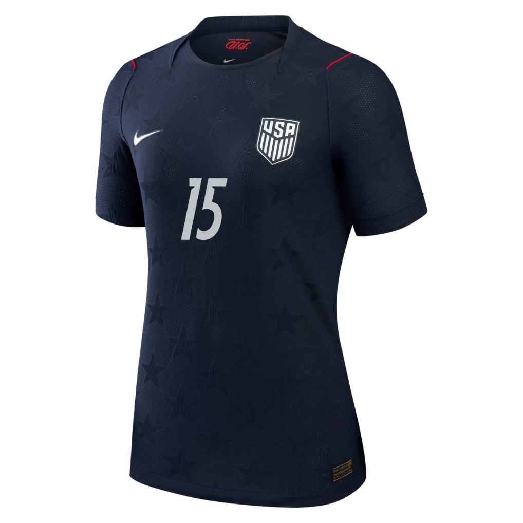 Auston Trusty 15 USMNT 2026 Women's Away Match Jersey - Black