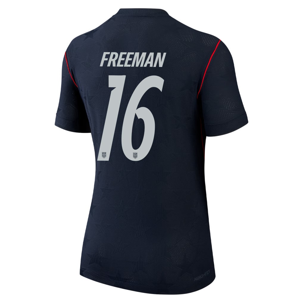 Alex Freeman 16 USMNT 2026 Women's Away Match Jersey - Black