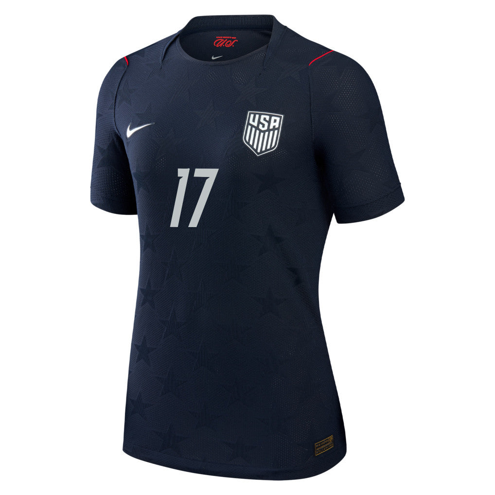 Malik Tillman 17 USMNT 2026 Women's Away Match Jersey - Black
