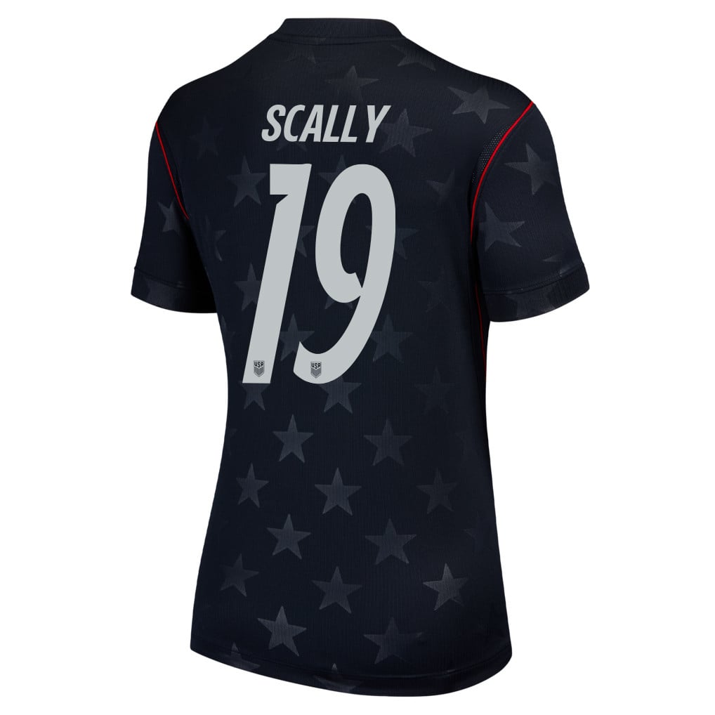 Joe Scally 19 USMNT 2026 Women's Away Stadium Game Jersey - Black