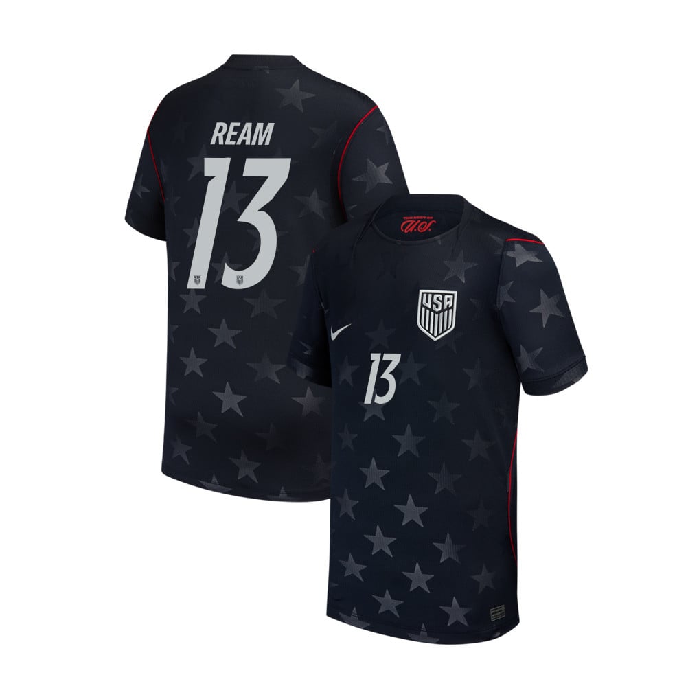 Tim Ream 13 USMNT Youth 2026 Away Stadium Jersey - Blue