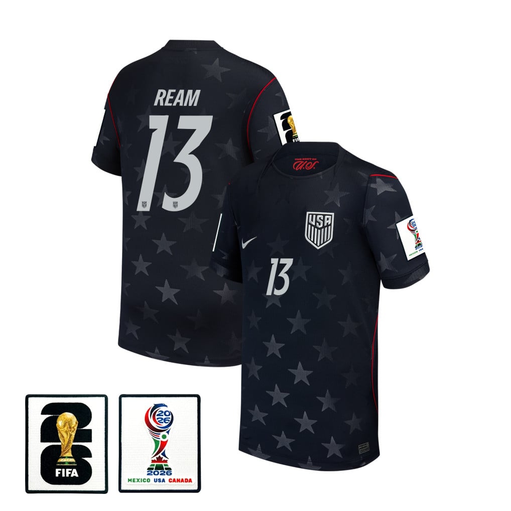 Tim Ream 13 USMNT Youth 2026 Away Stadium Jersey - Blue