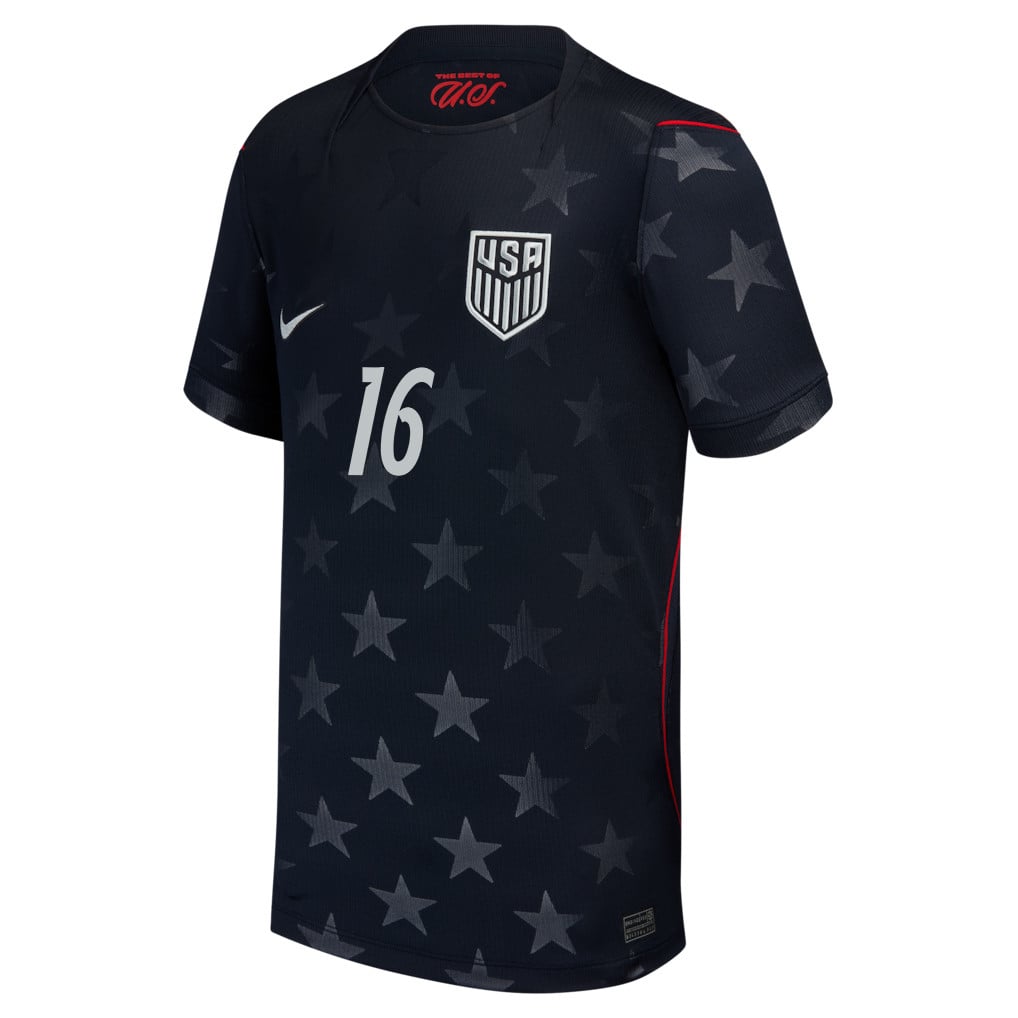 Alex Freeman 16 USMNT Youth 2026 Away Stadium Jersey - Blue