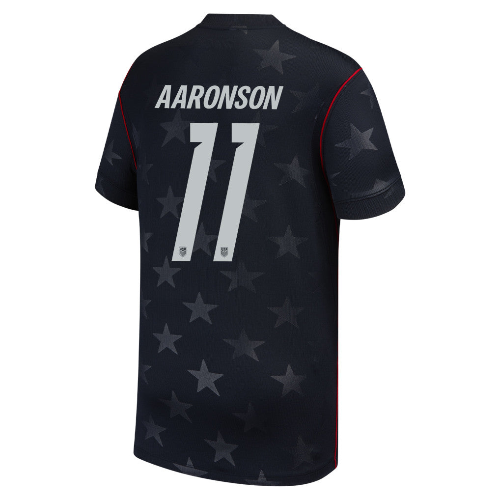 Brenden Aaronson 11 USMNT Youth 2026 Away Stadium Jersey - Blue