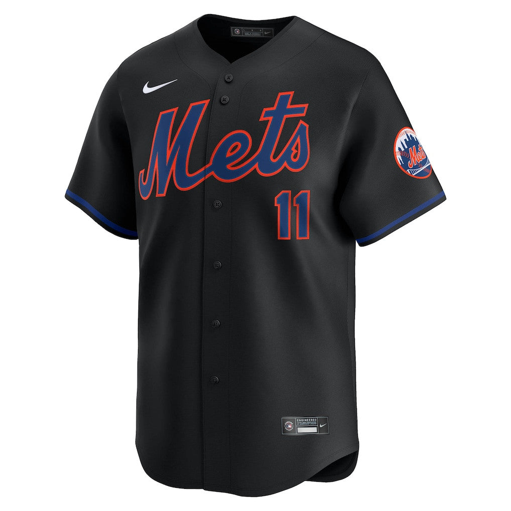 Jorge Polanco 11 New York Mets Alternate Limited Men Jersey - Black