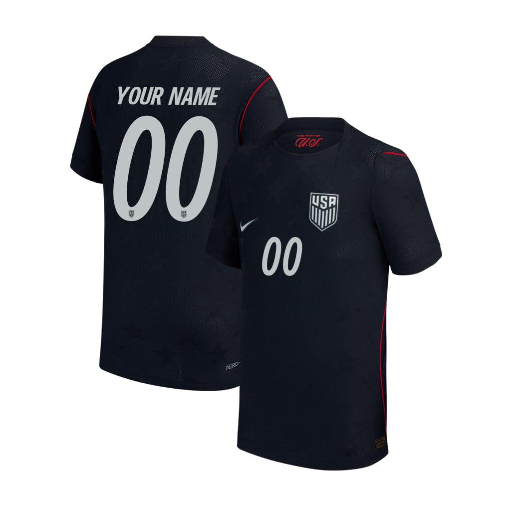 USMNT Youth 2026 Away Match Jersey - Personalized - Blue