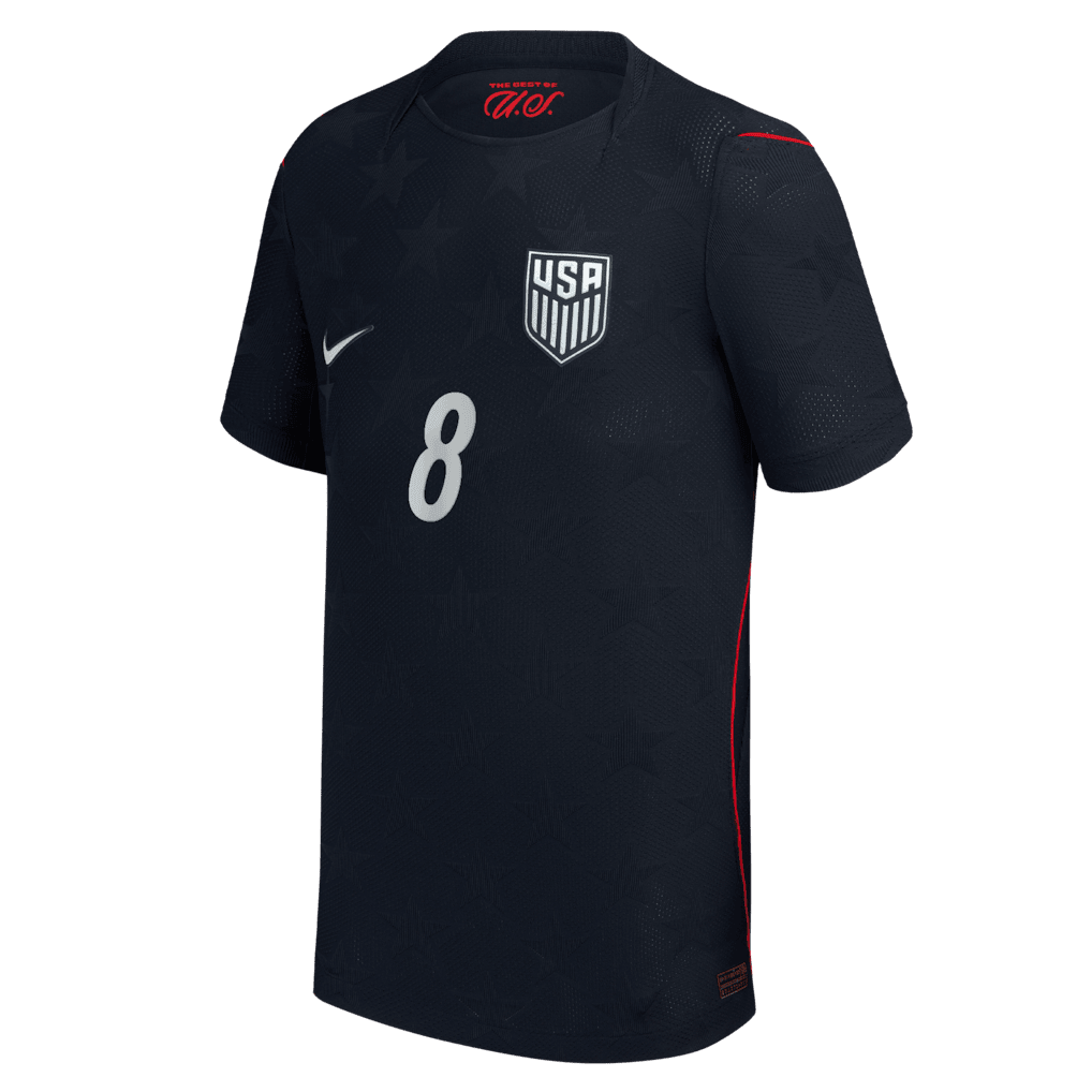 Weston McKennie 8 USMNT Youth 2026 Away Match Jersey - Blue
